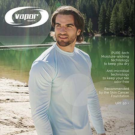 Solar Long Sleeve Athletic Shirt by Vapor Apparel